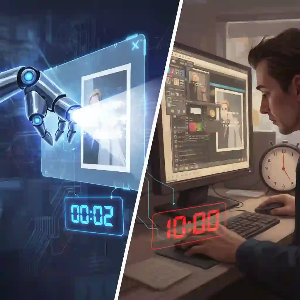 AI processing visualization