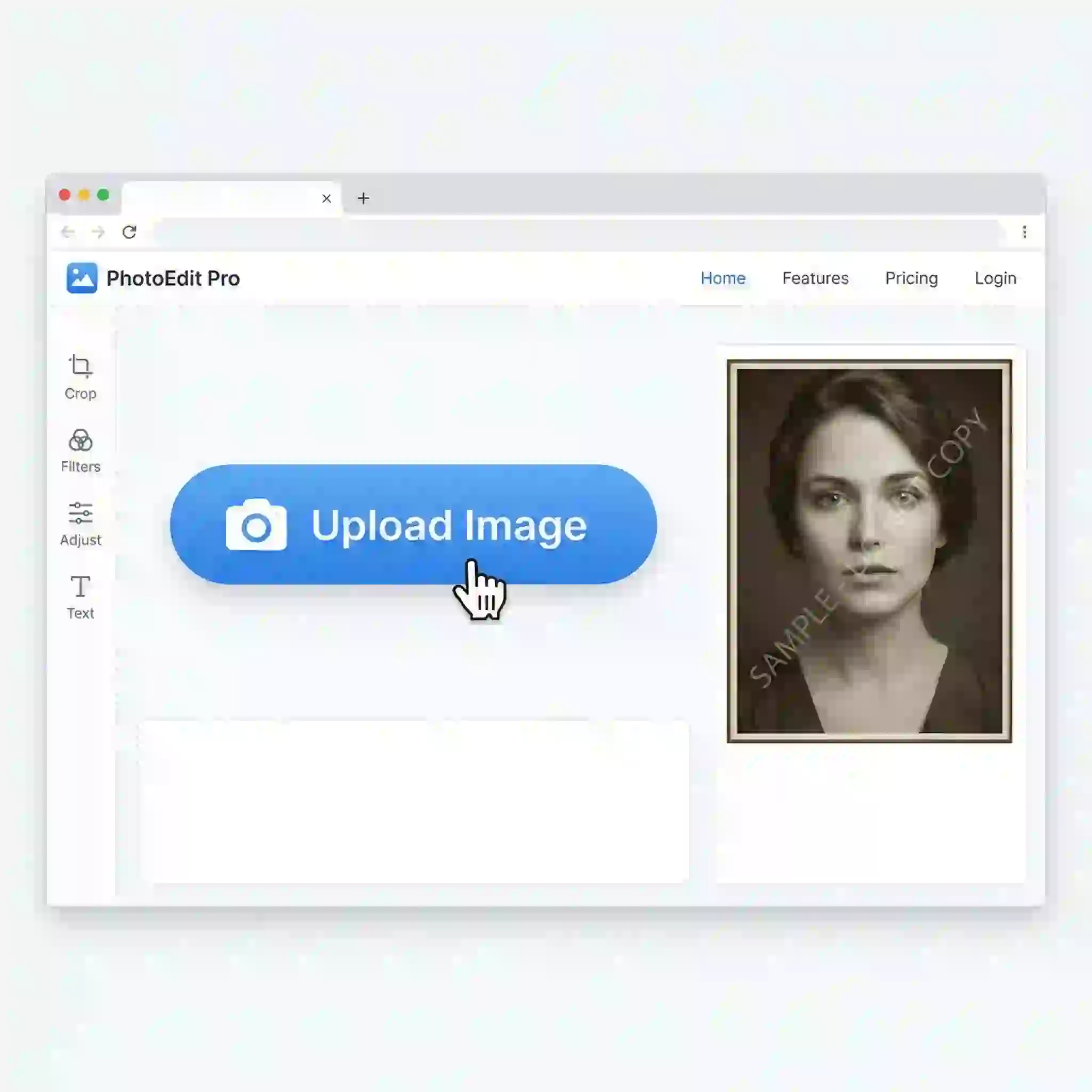 Uploading image to Canva