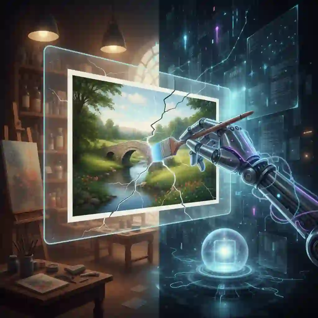 Visual explanation of image inpainting showing can ai remove text from an image by reconstructing surrounding pixels intelligently, achieving realistic, artifact-free backgrounds.