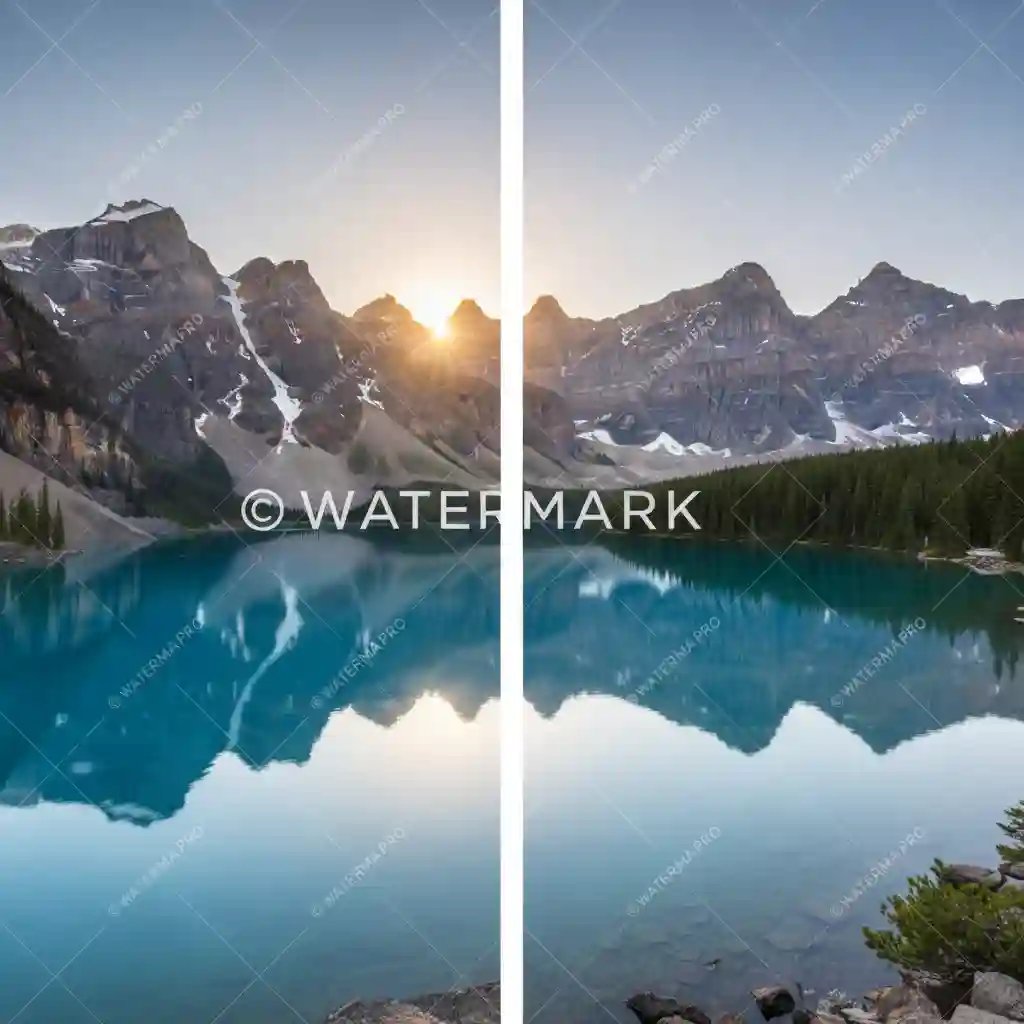 Example of watermark removal aligned with how to remove text from images, where AI recognizes transparent overlays and reconstructs backgrounds smoothly without visible artifacts across gradients and textures.