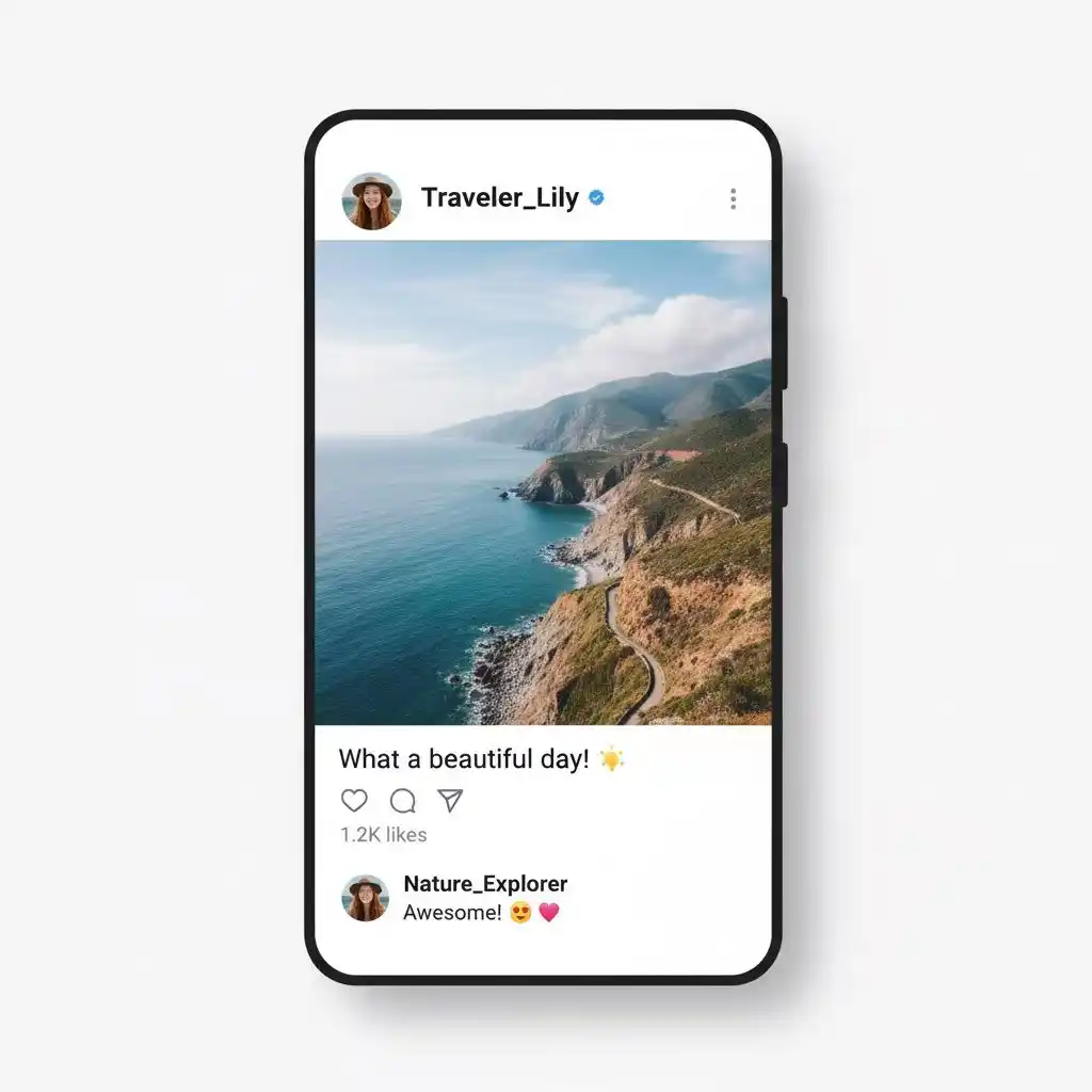 One-click solution to remove text from an image, showing instant results. before