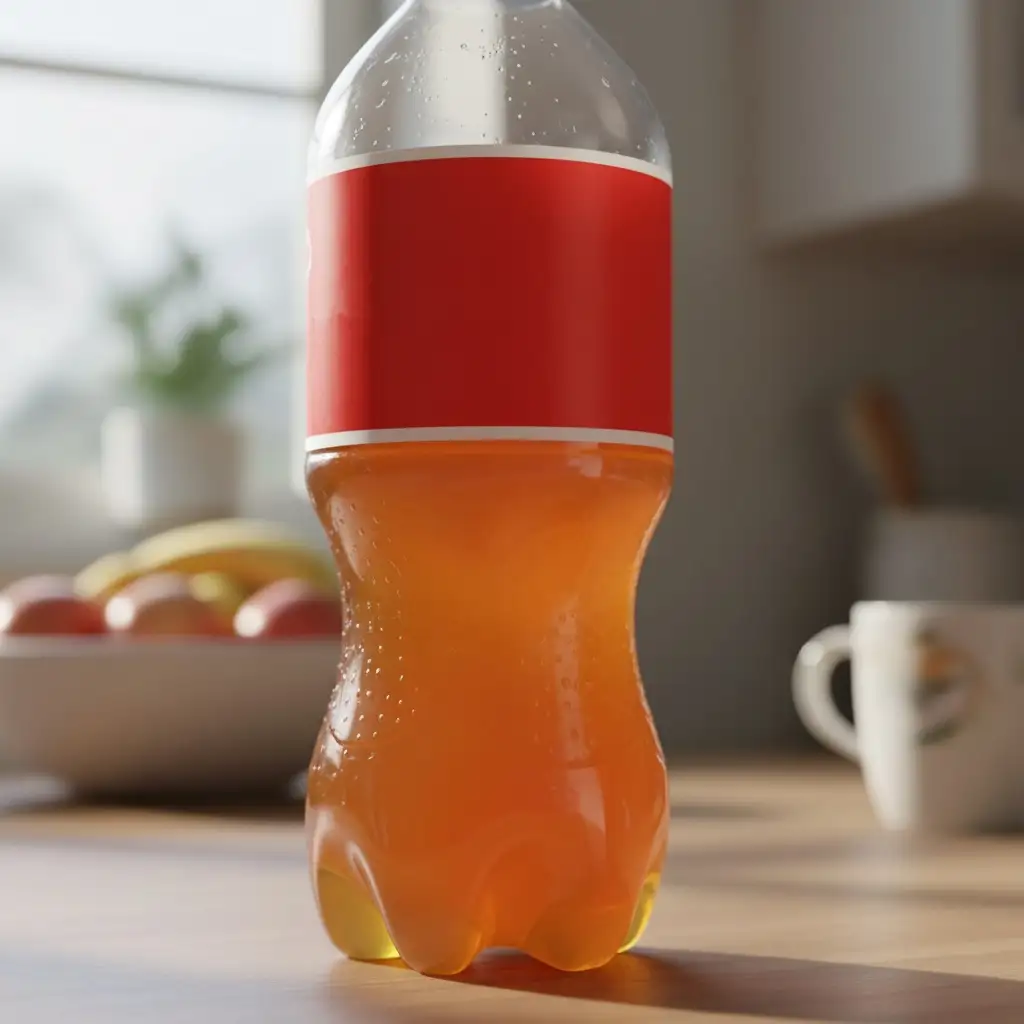 Packaging after remove text from image; clean surface with reconstructed pattern.